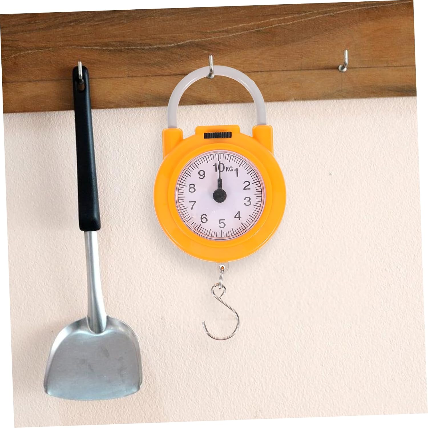 BESPORTBLE Portable Hanging Scale Lightweight Metal Plastic Material High Precision Weighing for Luggage