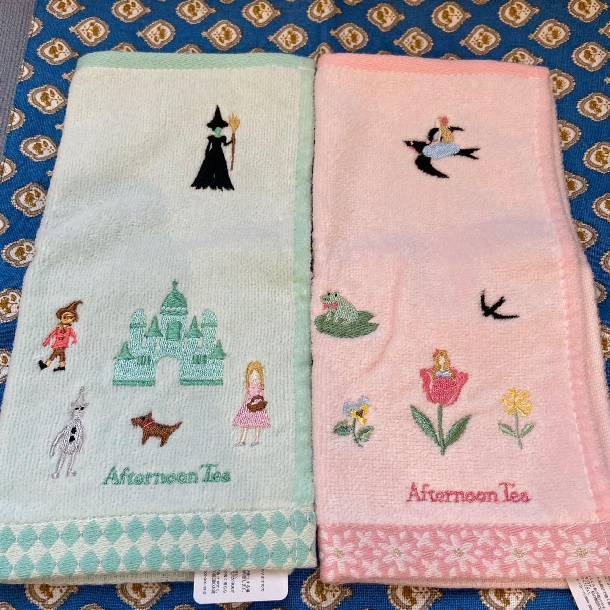 最高級手刺繍汕頭SWATOWハンカチ鳳凰ヴィンテージ希少新品