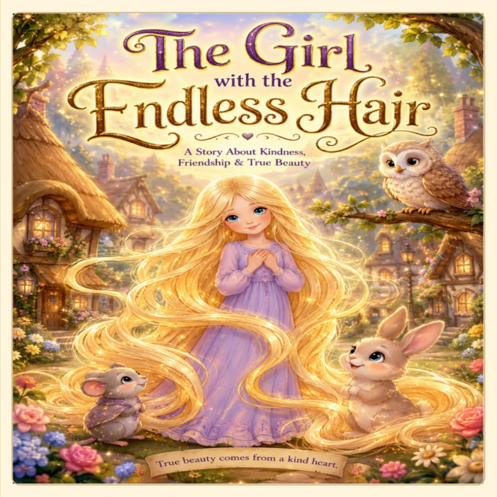 The Girl with the Endless Hair: A Story About Kindness, Friendship, and True Beauty