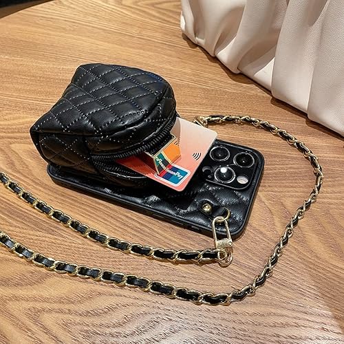 Miniatura 2 de Marphe Funda cruzada para iPhone 14 Pro Max de piel sintética con tarjetero y correa de muñeca para mujer compatible con iPhone Pro Max 14 2022