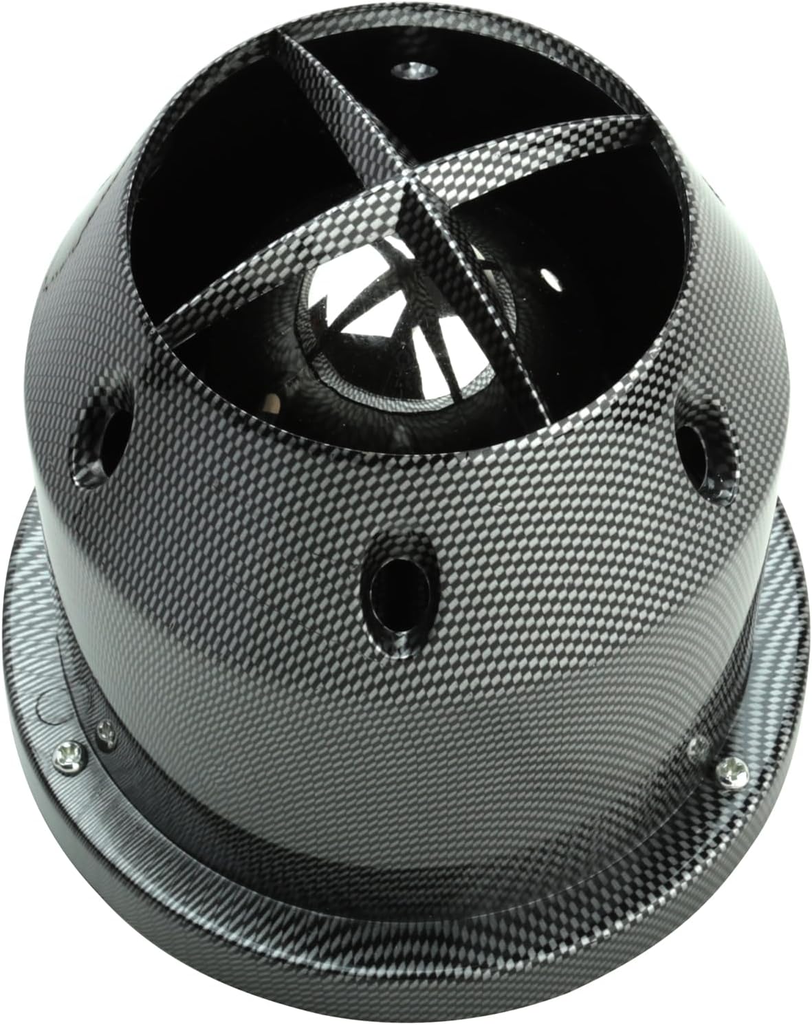 Catekro High Flow 3'' Cold Air Intake Filter, Washable & Reusable Performance Parts Cold Air Intake Kit Cone Universal Increased Horsepower & Acceleration Filtro de Alto Flujo for Automobile (Black)