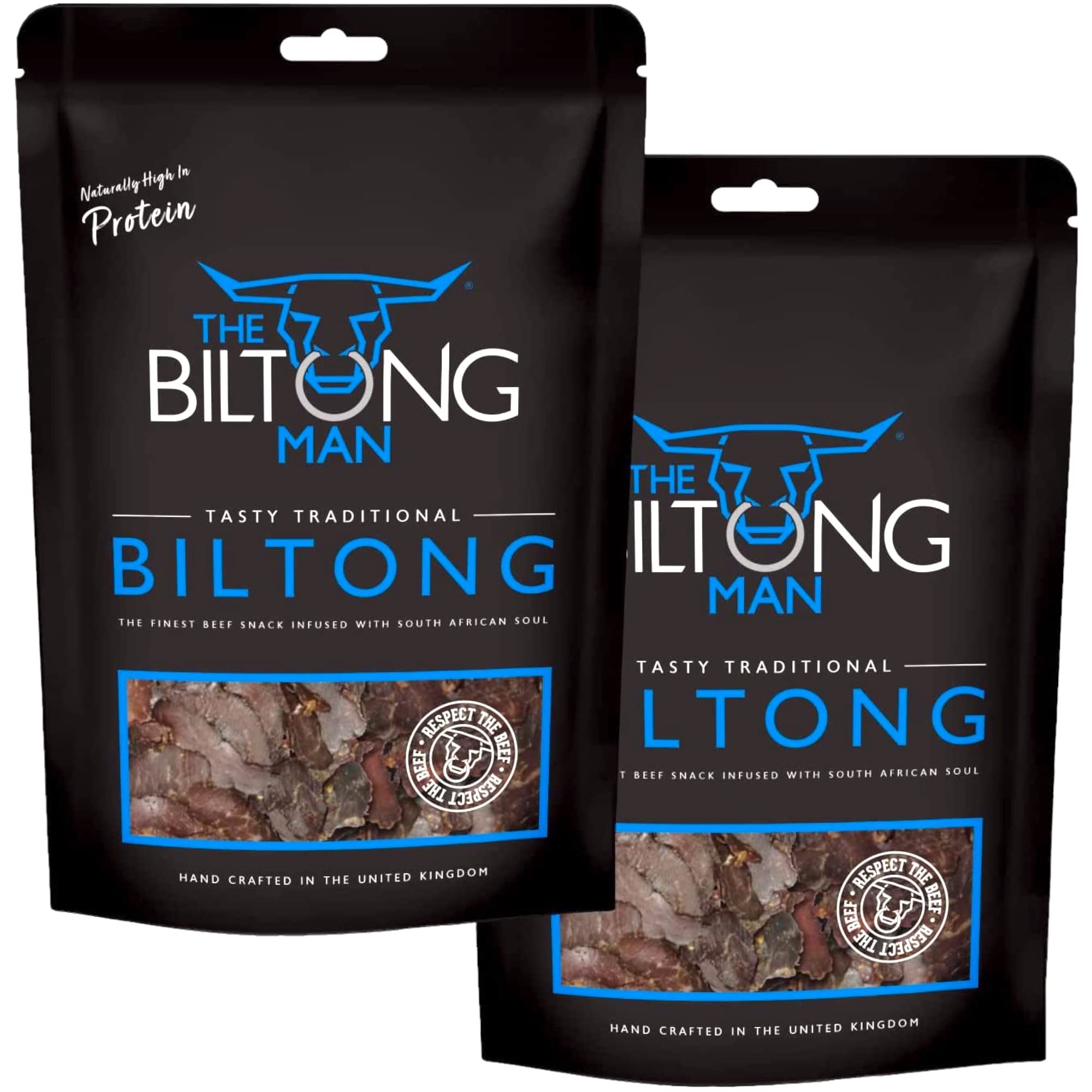 Buy The Biltong Man Tasty Traditional Lean Beef Biltong y High Protein Dried Beef Snack