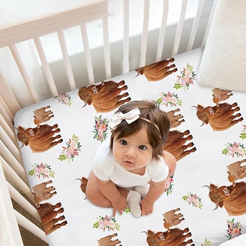 Miniatura 3 de Juego de ropa de cama personalizado para cuna para niñas, juegos de ropa de cama personalizados para cuna de bebé con nombre, ropa de cama de 2