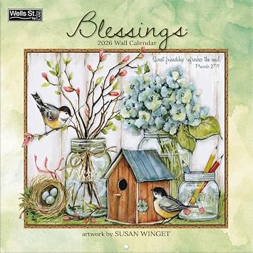 WSBL Blessings 2026 12X12 Wall Calendar 26997001736