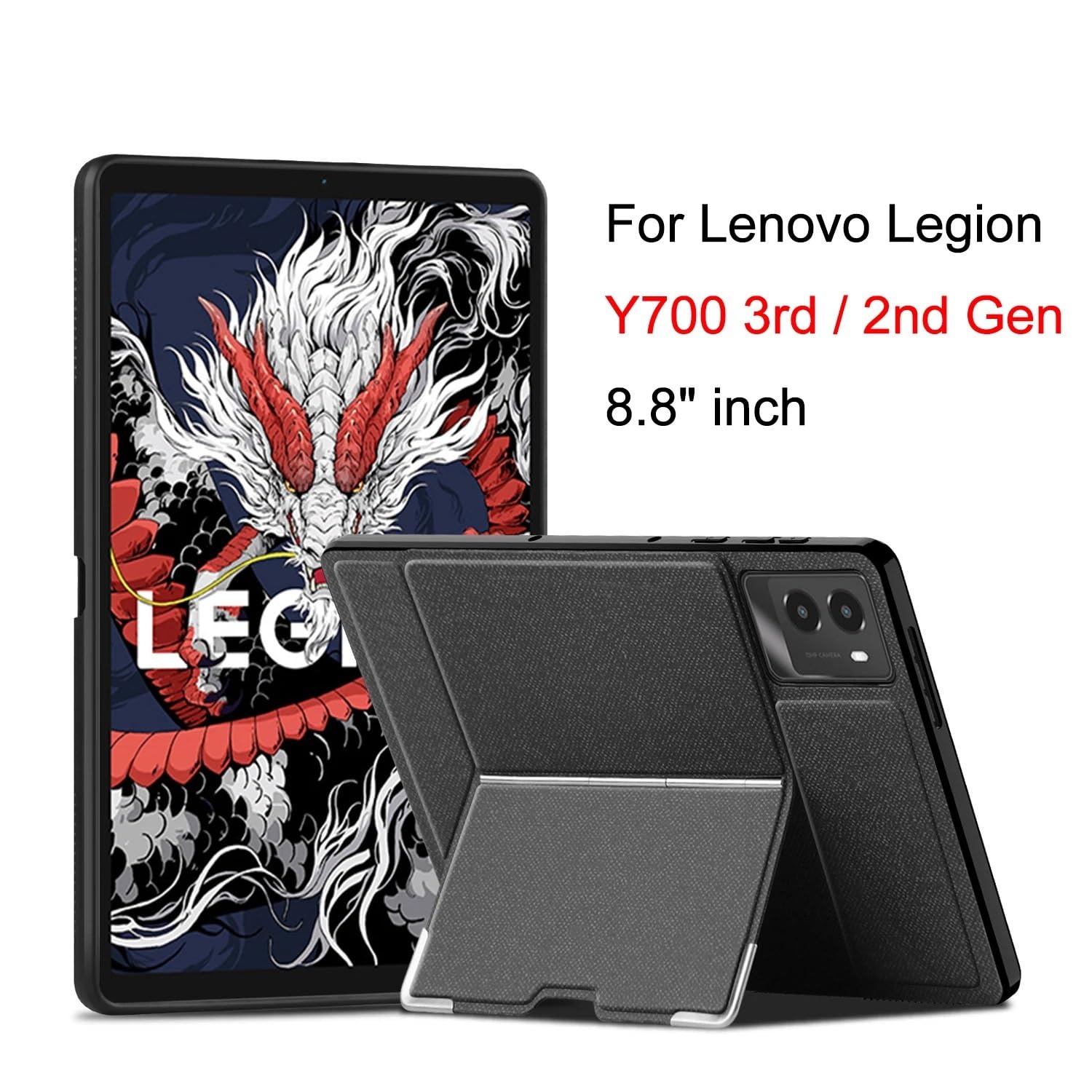 Tablet Case Suitable For Lenovo Legion Y700 2025 2023 8.8" TB-321FU TB-320F Game Tablet Back Cover Shell Protective Case(For Y700 2025 3rd)