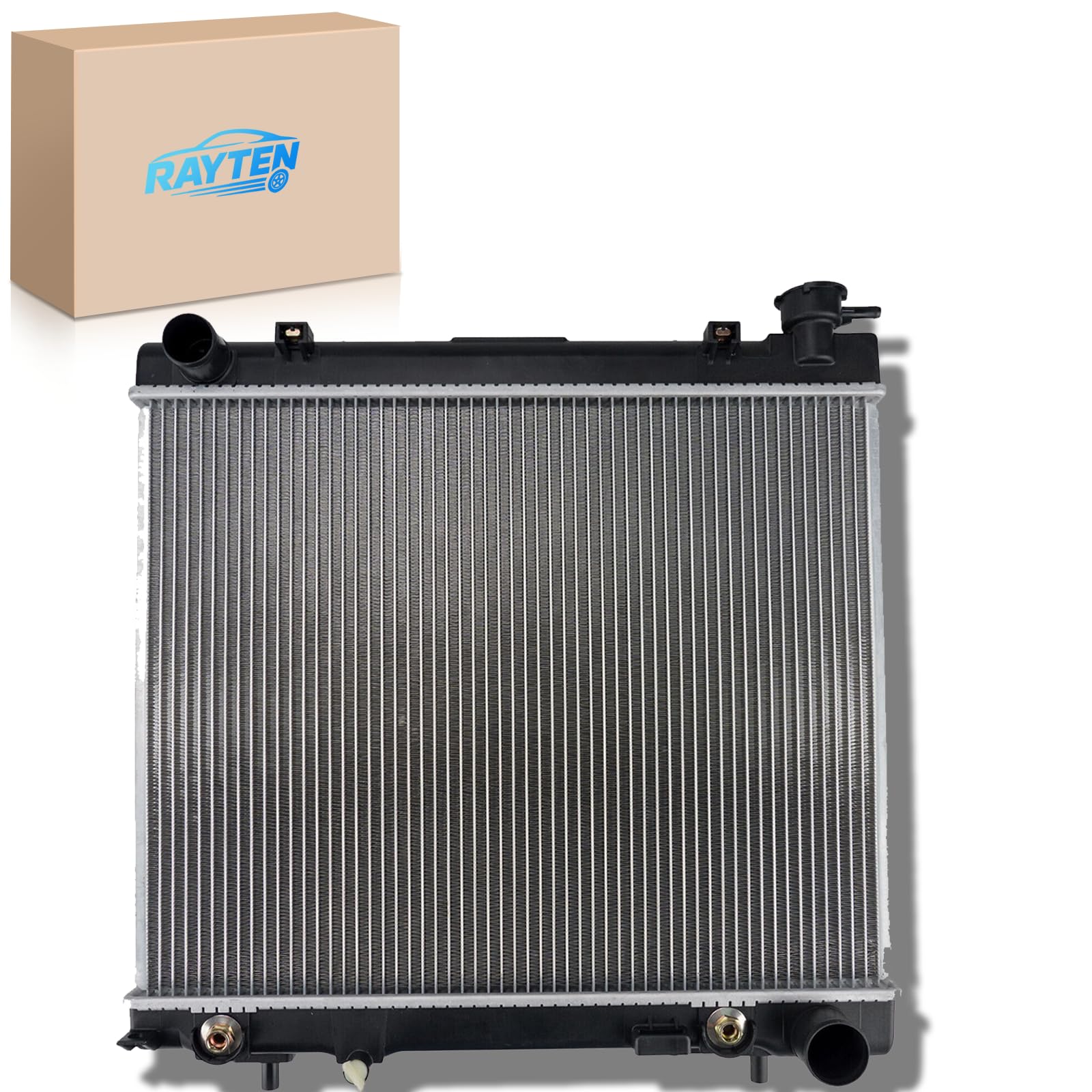 RAYTEN 2847 Radiator Compatible with Dodge Dakota 3.7L 05-2012, Dakota 4.7L 05-2010, for Mitsubishi Raider 3.7L 06-2009, Raider 4.7L 06-2007, for Ram
