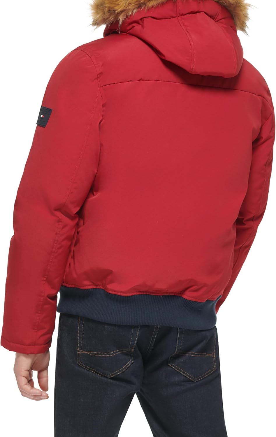 Tommy Hilfiger Men's Arctic Cloth Quilted Snorkel Bomber Jacket (Standard and Big & Tall)