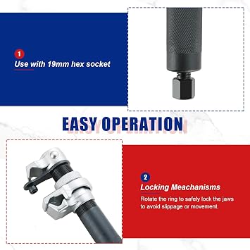 NYXOVA Coil Spring Compressor Tool, Macpherson Strut Spring Compressor Tool