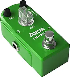 AZOR Pedal de efeito de guitarra Chorus Mini Pedal analógico puro para guitarra elétrica True Bypass