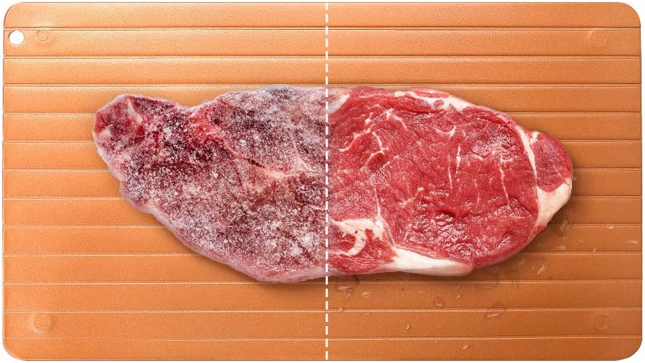 SHINEURI Defrosting Tray Copper Defroster to Defrost Frozen