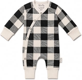 Baby Pajamas for Sensitive Skin & Eczema, 100% Bamboo Lyocell, Ribbed & Ultra Breathable Convertible Footie Romper