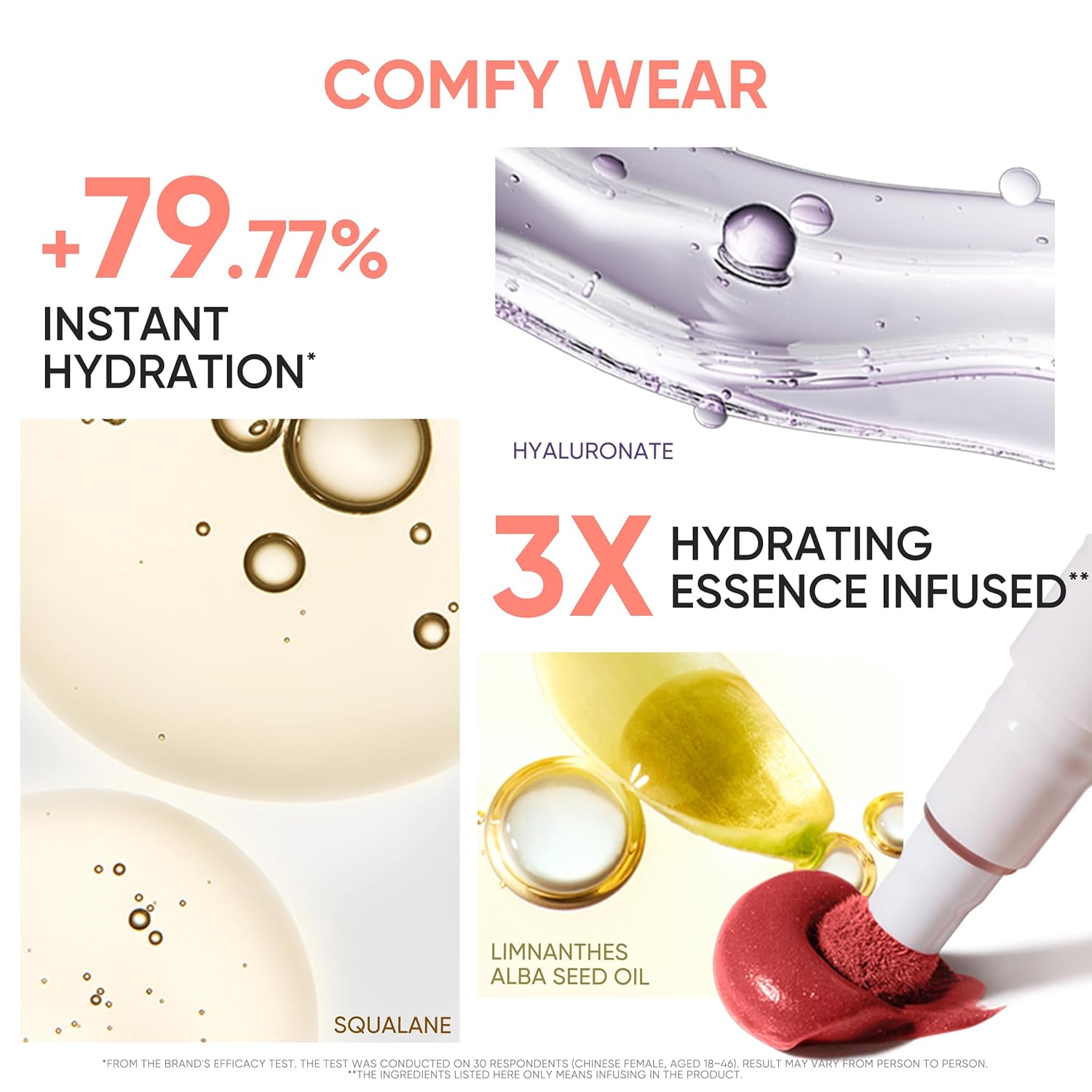 JUDYDOLL Cushion Matte Lip Cream, Hydrating Matte Lipstick with Tripeptide & Squalane, Lip line blurring, Velvet Lip mud, Smudge-Proof, Transfer-Proof, Long-Lasting, Non-craked (G201 Maple Amber) - Image 3