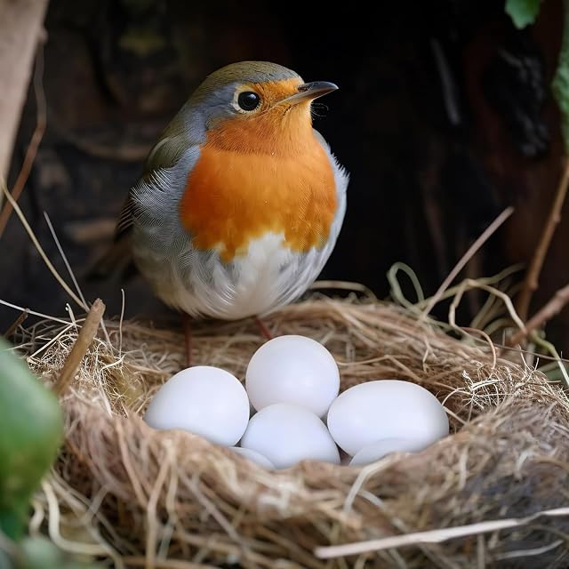 Foto 5 de 6 de Seutmrou Huevos de plástico realistas, 20 unidades, para cacatúas, mejillas verdes, agapornis de cuello anillo
