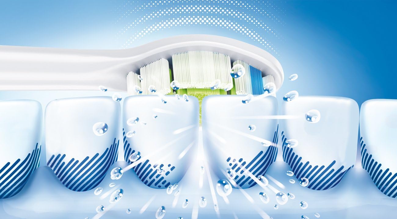 Philips Sonicare Genuine DiamondClean replacement toothbrush heads, HX6062/64, White 2-pk