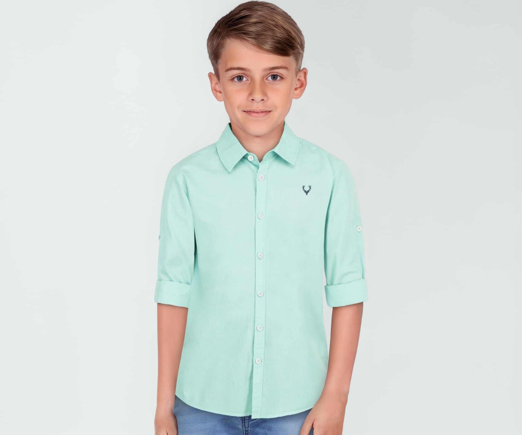Allen Solly Boys Cotton Regular Fit Shirt