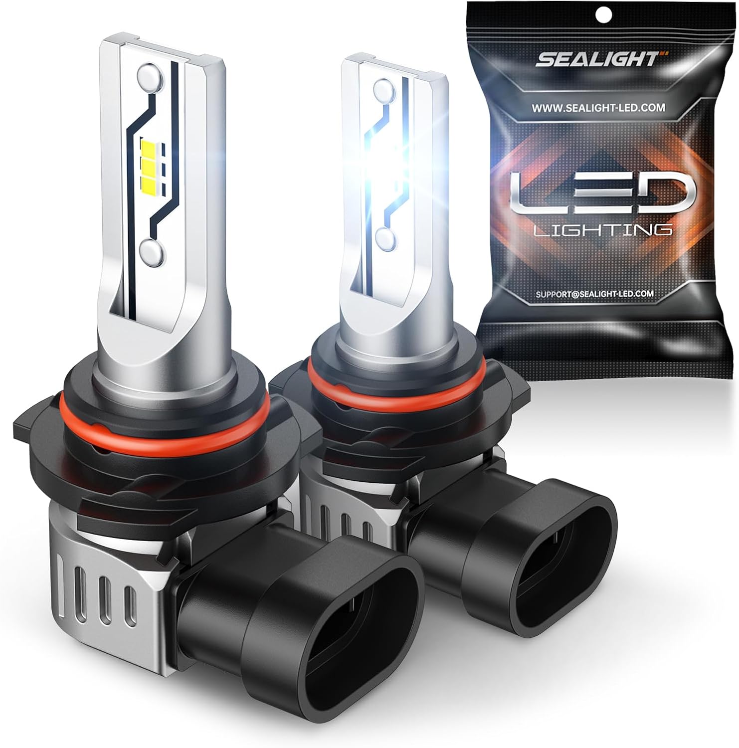 SEALIGHT H10 LED Fog Light Bulbs or DRL, 12000LM 9140 9145 Fog Lights LED Bulbs 600% Brightness Upgrade, 1:1 Size 100% Successful Installation for Trucks Cars, Pack of 2…