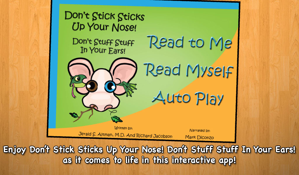Don't Stick Sticks Up Your Nose ReadAlong StorybookAmazon.co.jp