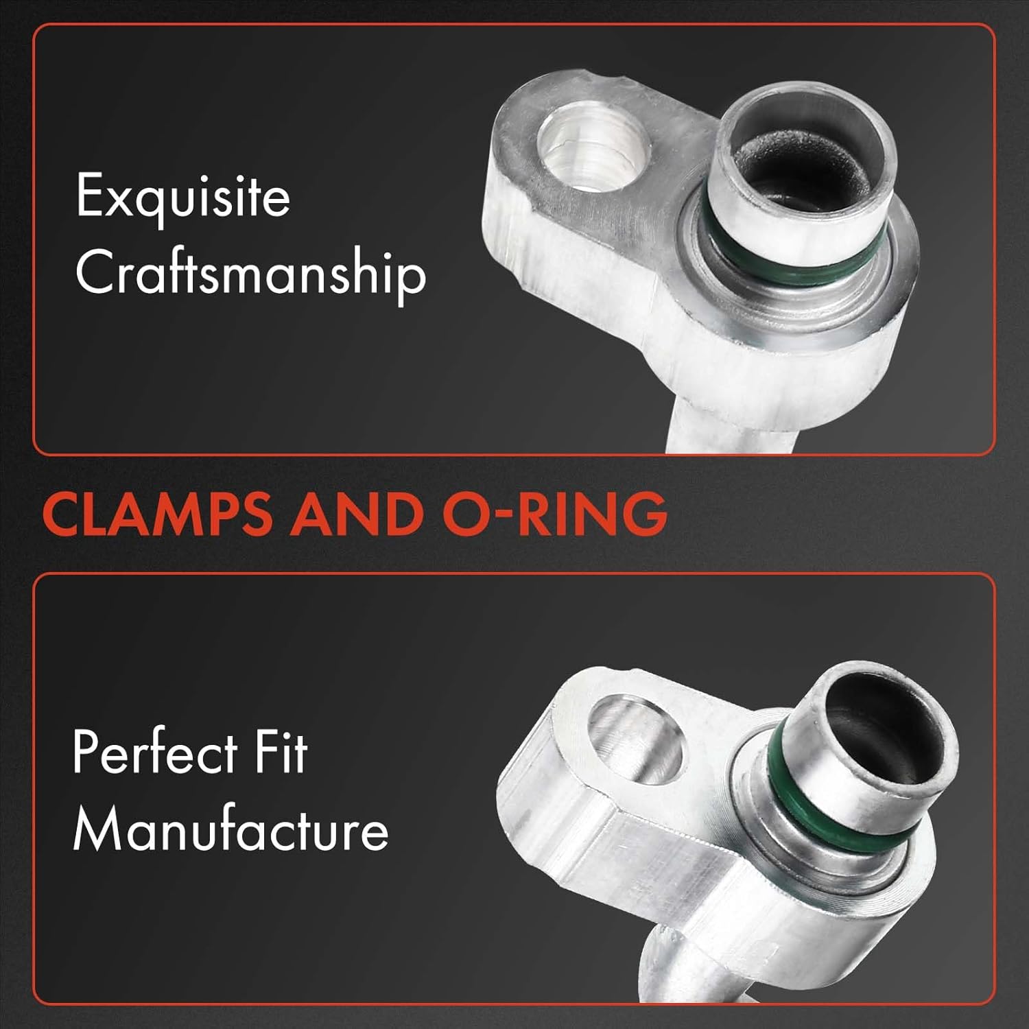 A-Premium A/C Expansion Valve & A/C Discharge Line Hose Assembly Compatible with Nissan Frontier 2005-2019, Pathfinder 2005-2007, Xterra 2005-2015, 4.0L