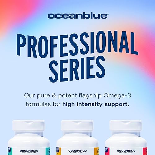 Miniatura 8 de Oceanblue Mini cápsulas blandas de aceite de pescado profesional Omega-3 de 2100 mg  Triple fuerza, EPA de alta potencia, DHA y DPA  Burpless,
