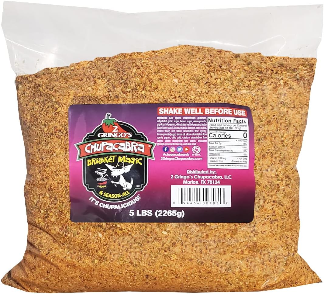 2 Gringos Chupacabra Brisket Magic Seasoning, 5 lbs