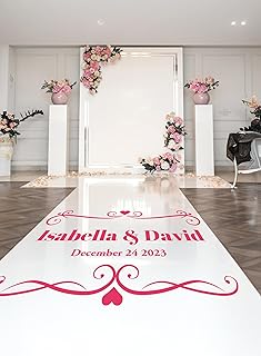 Custom Dance Floor Decal - Wedding or Outdoor Party Props - Custom Vinyl Floor Sticker with Personalized Monogram