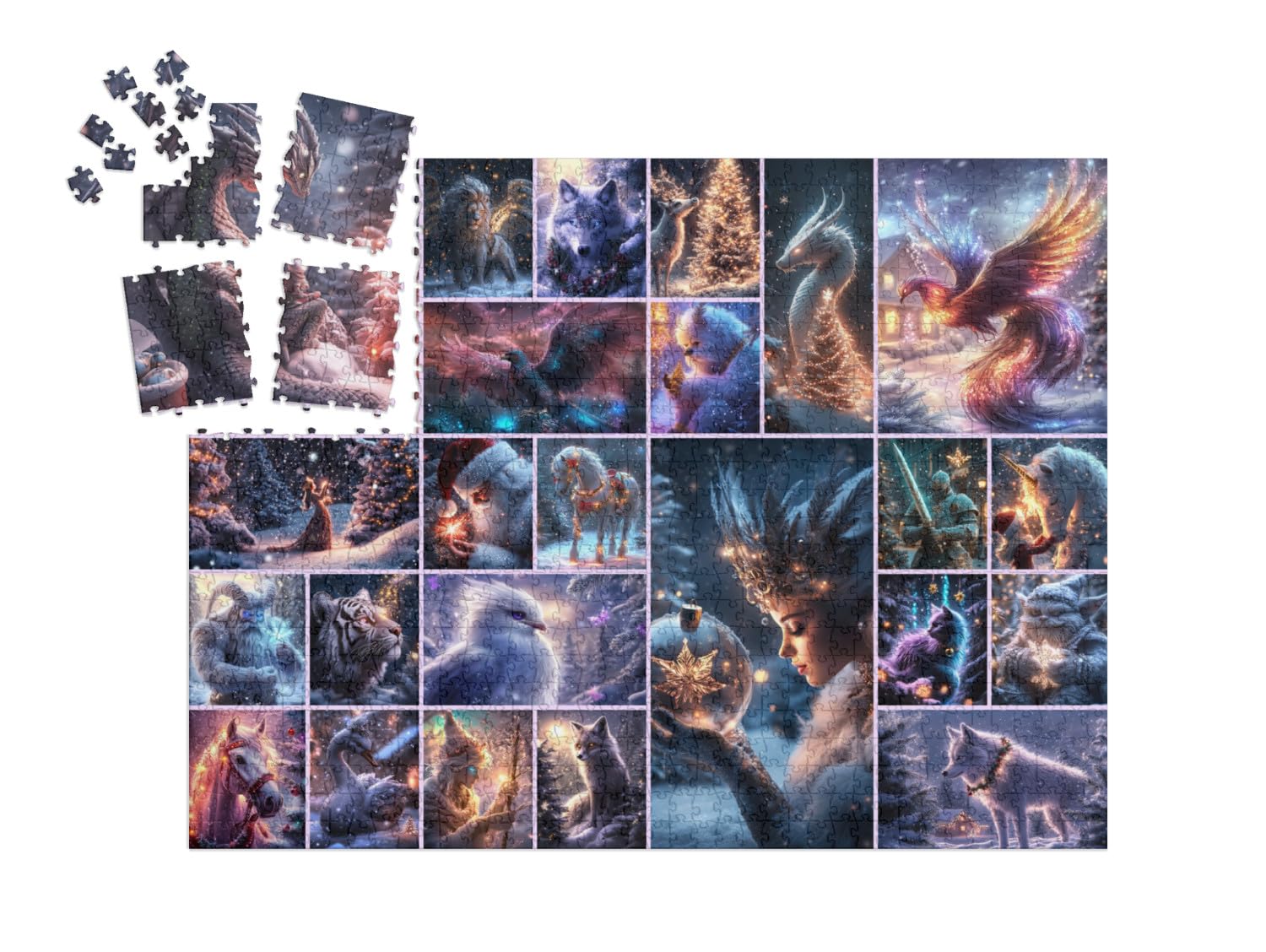 puzzleYOU: Puzzle-Adventskalender | „Fantastische Winter-Weihnachtswelt“