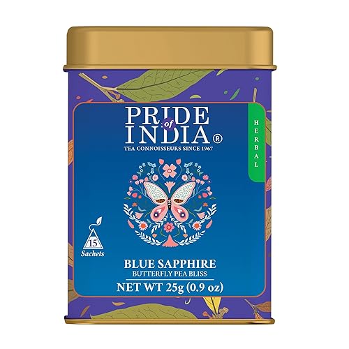 Vista 23 de Pride Of India - Té Natural Energize Ayurveda (Tulsi Negro), 25 Bolsas de Té
