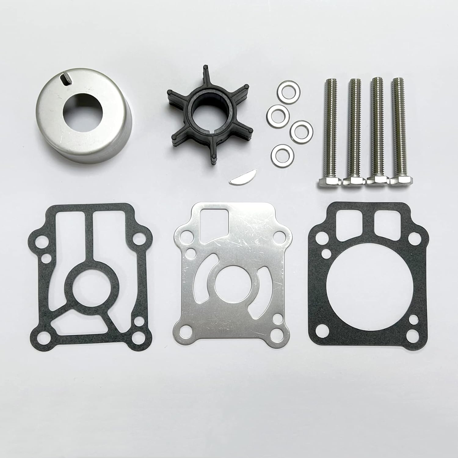 Chuury Kit Compatible withMercury 853792A07 Tohatsu 361-87322-0, Water Pump Repair Kit for Mercury or Mariner 25HP 30HP 4-Stroke Outboards and Tohatsu 25HP 30HP Outboards 361873220M 361873220