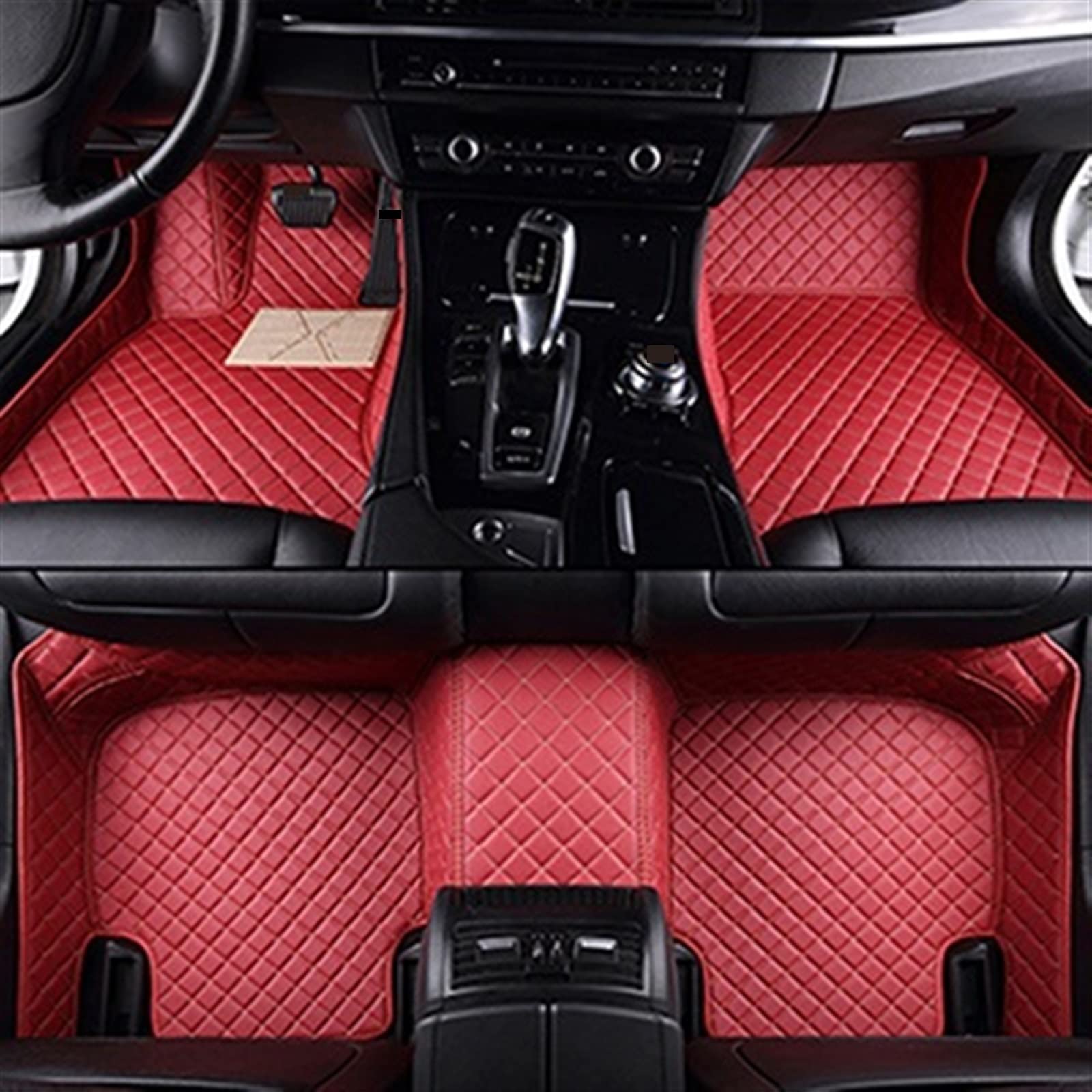 Tapis de sol de voiture de luxe moquette rouge pour BMW F46 Gran Tourer