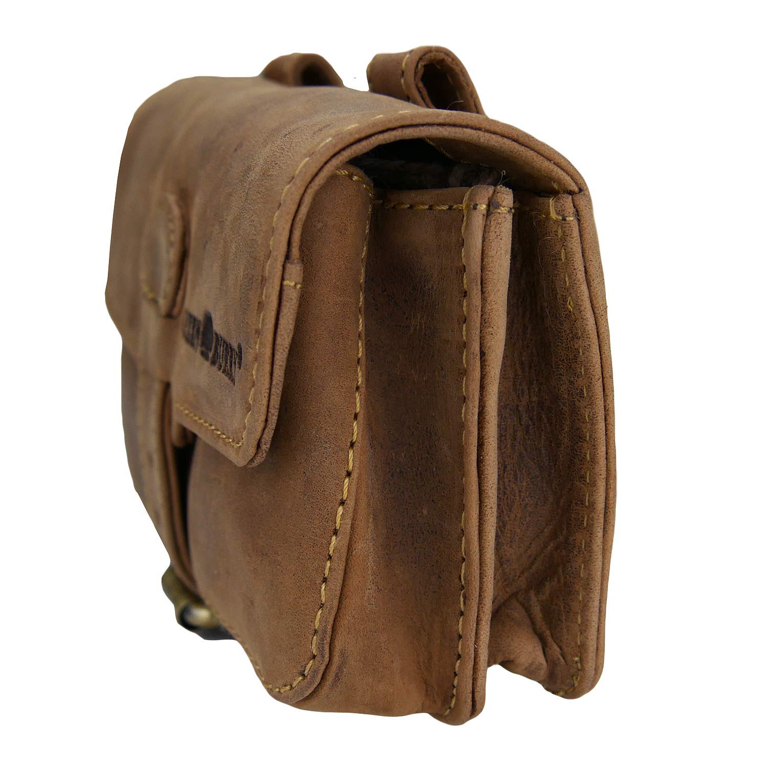 Greenburry Vintage Leder Gürteltasche Seitentasche Bauchtasche Hüfttasche 1755M-25