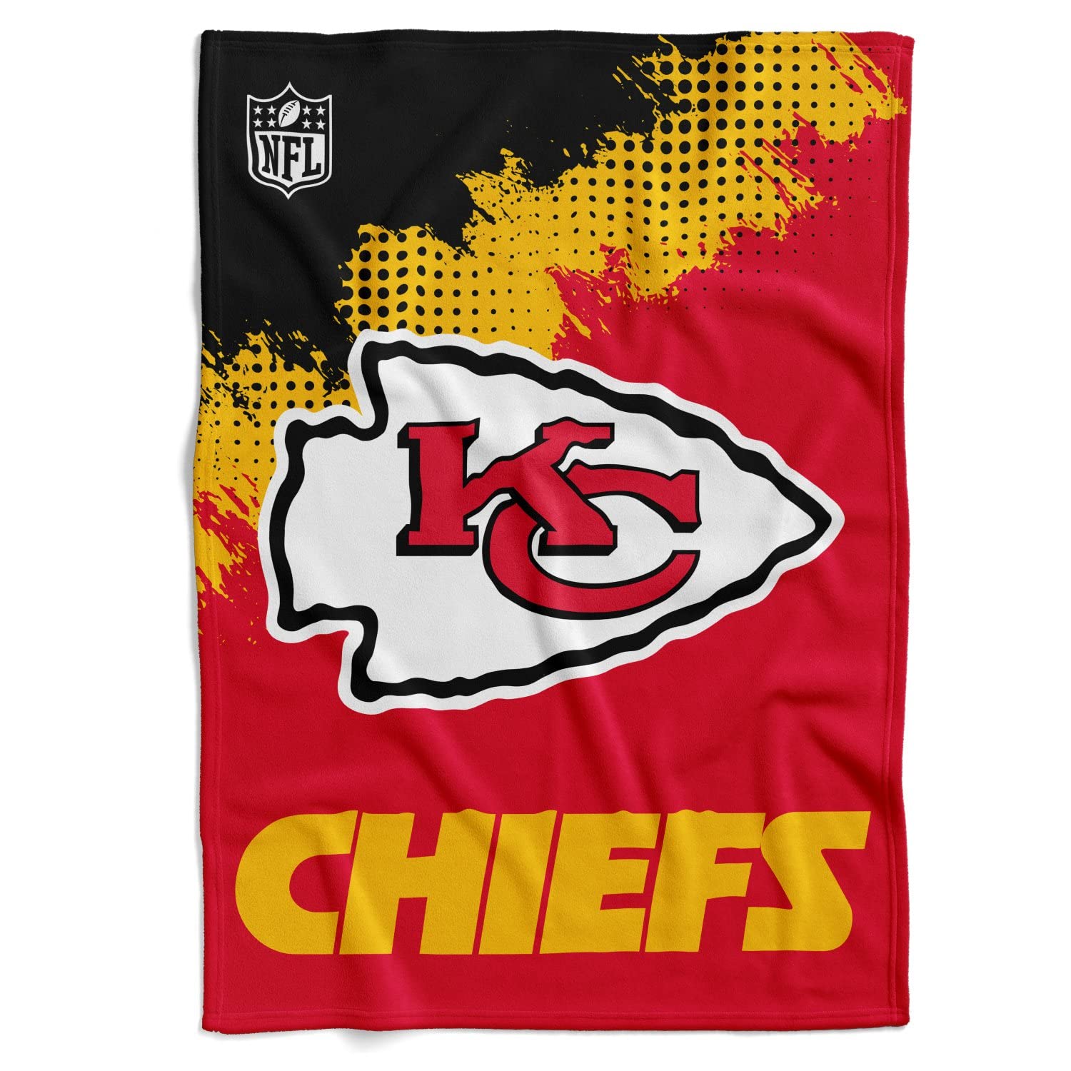 Great Branding Kansas City Chiefs NFL Fleece Super-Soft Couverture