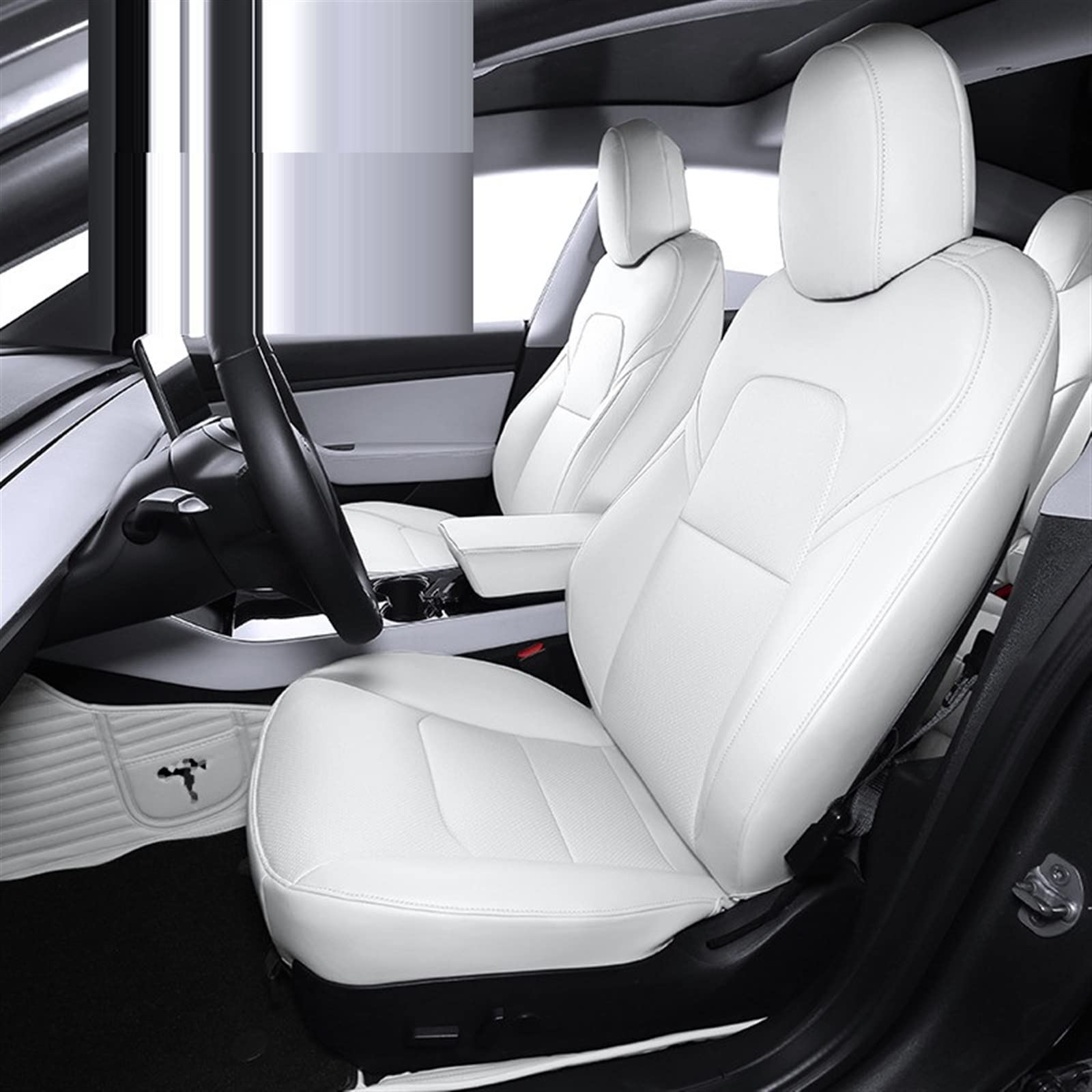 NOHEEU Car Seat Cushion Covers Pads For Tesla Model 3 Y S Auto Automotive Interior Accessories