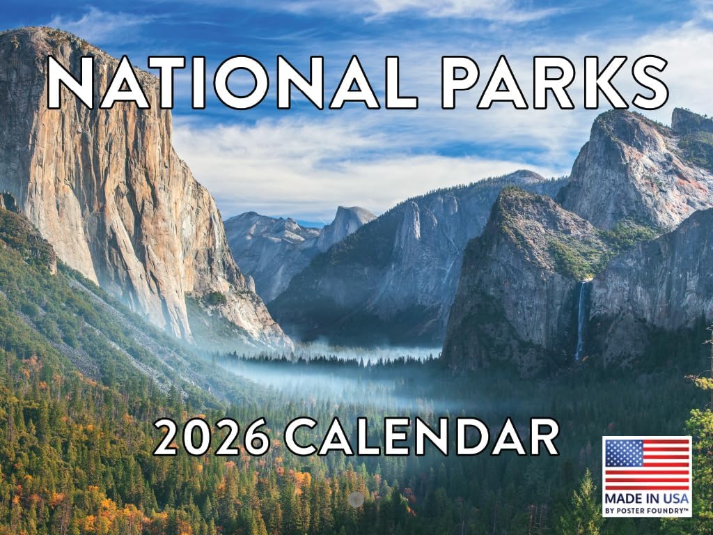 National Parks Calendar 2026 Wall Monthly National Park Gifts For National Park Lovers Calendar Nature 12 Month | American Made In The USA National Parks Calendar 2026 Wall Monthly National Park Gifts For National Park Lovers Calendar Nature 12 Month | American Made In The USA