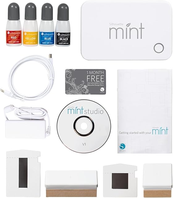 Silhouette America, Silhouette Mint Custom Printer (White) 4x4