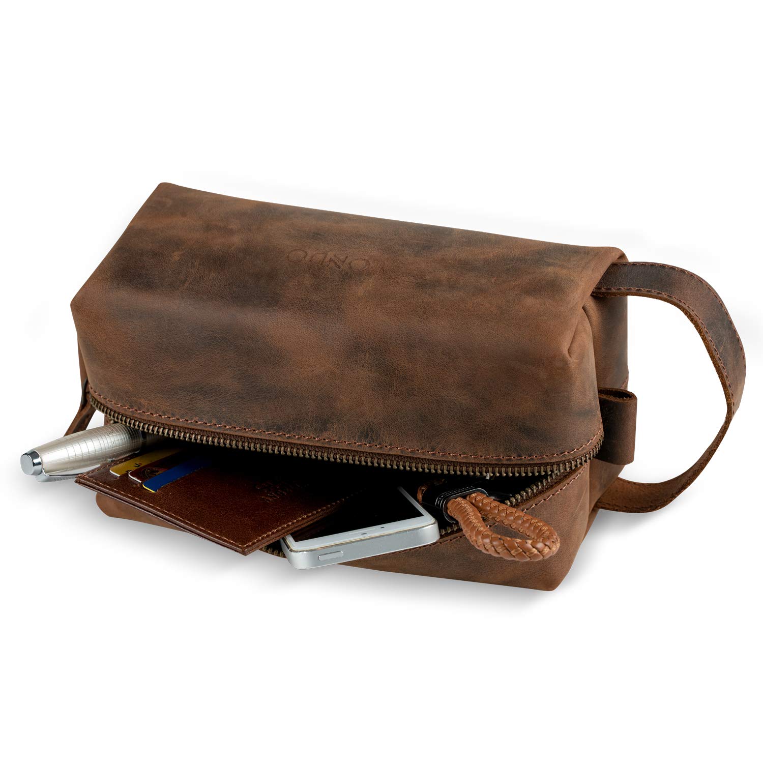 LONDO Sac de Voyage en Cuir véritable - Unisexe