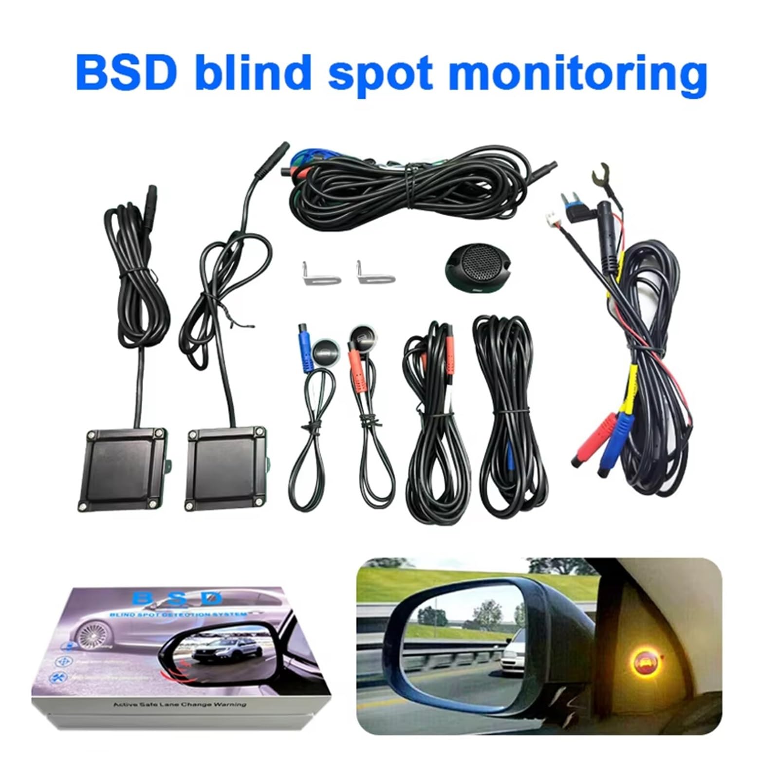 Parking Radar Alerta Monitoreo Punto Ciego bsd para Coche Radar microondas 24GHz detección Punto Ciego Asistencia para Cambio Carril área ciega bsm Sistema prevención colisiones