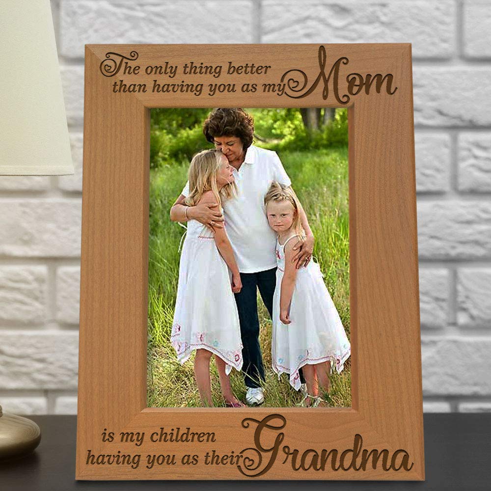 Engraved Grandma Frame - Best Grandma Ever Gift -4