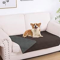 Vista 33 de hyha - Manta impermeable para cama de perro, mantas suaves para mascotas, funda impermeable para sofá para perros, fundas reversibles lavables