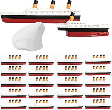 Split Titanic Toy & Titanic Party Favors 20 Pack by TitanicToyCo, Titanic Party Decoration, Titanic Birthday Party, Toy Titanic or Kids, Titanic Toys, Titanic Cake Topper, Titanic Figurine,