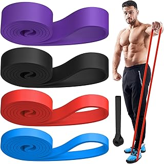 Resistance Band, Exercise Bands, Pull Up Assistance Bands, Pull Up Bands, Workout Bands Set for Legs, Working Out, Muscle Training, Physical Therapy, Shape Body, Boxing, Men and Women…