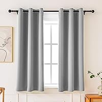 Vista 25 de Pickluc - Paneles de cortinas opacas con ojales, cortinas para bloquear la luz para el dormitorio, aisladas térmicamente, reducción de ruido