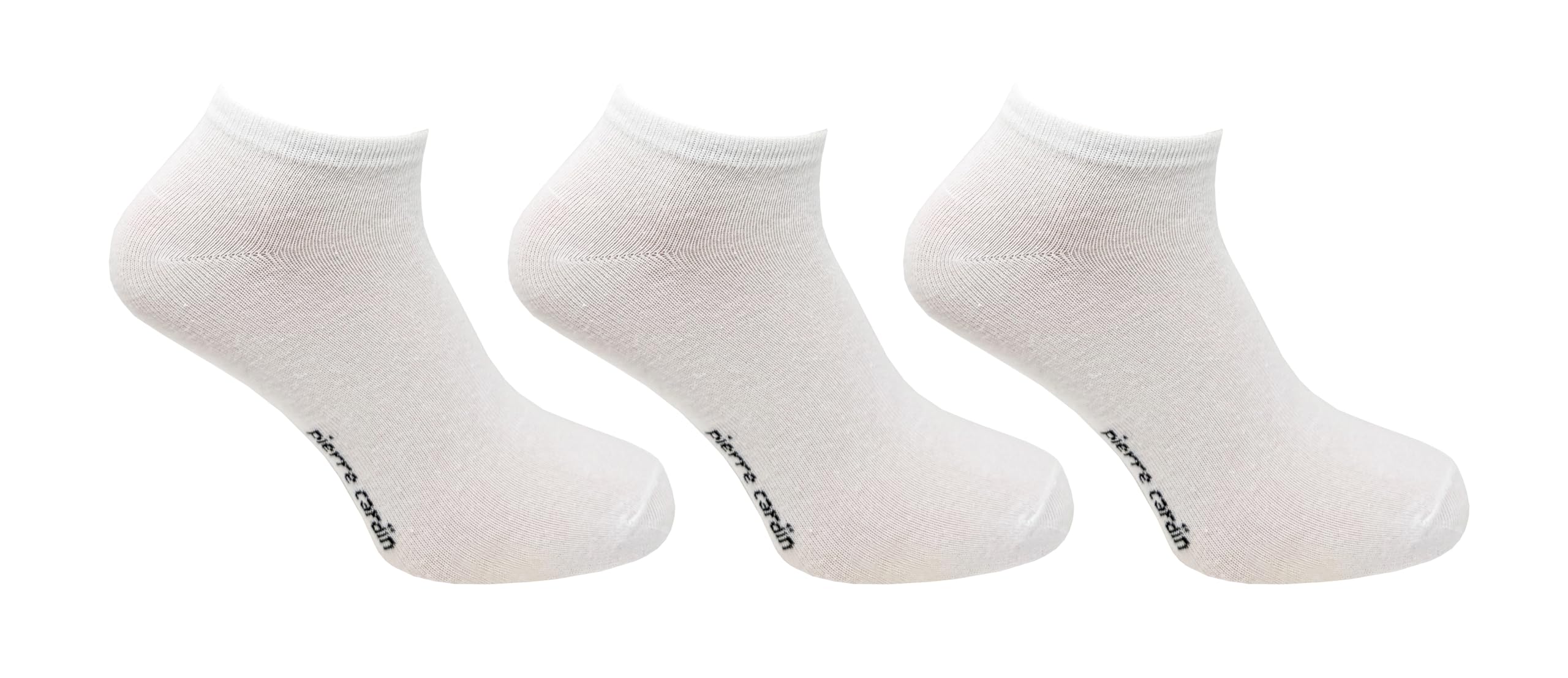 Pierre Cardin - Mens Trainer Liner Socks | 3, 6 & 12 pairs | U.K Size 7-11 | Mens Active Socks (UK, Numeric, 7, 11, Regular, Regular, White)