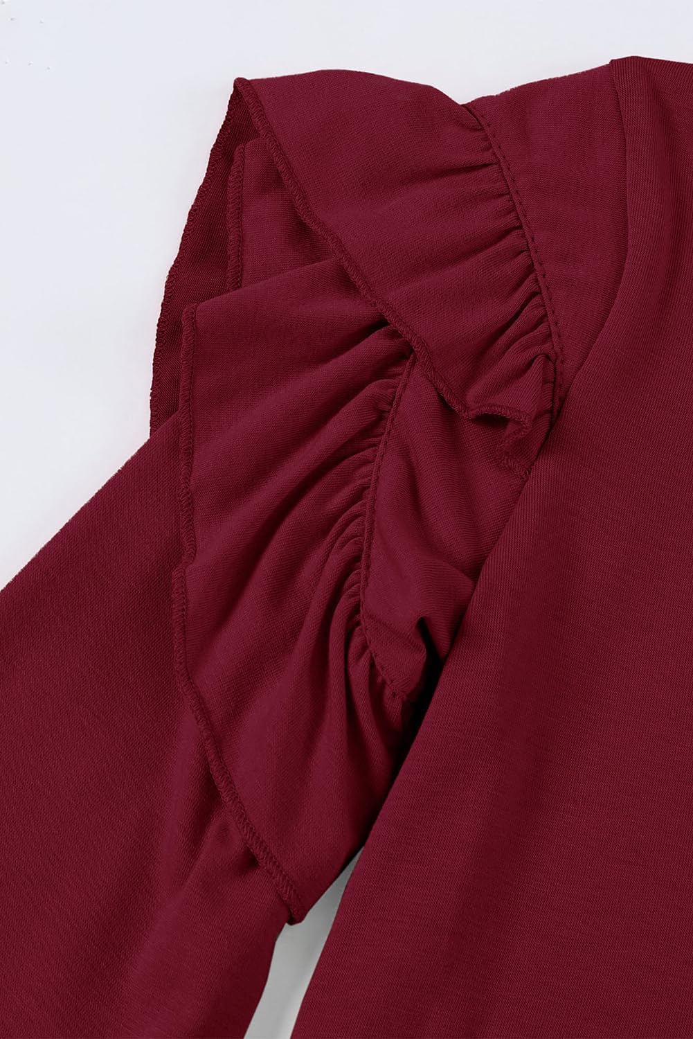 blibean Girls Long Sleeve High Low Dresses Tween Cute Swing Dress Size 6-15 Years - Image 6