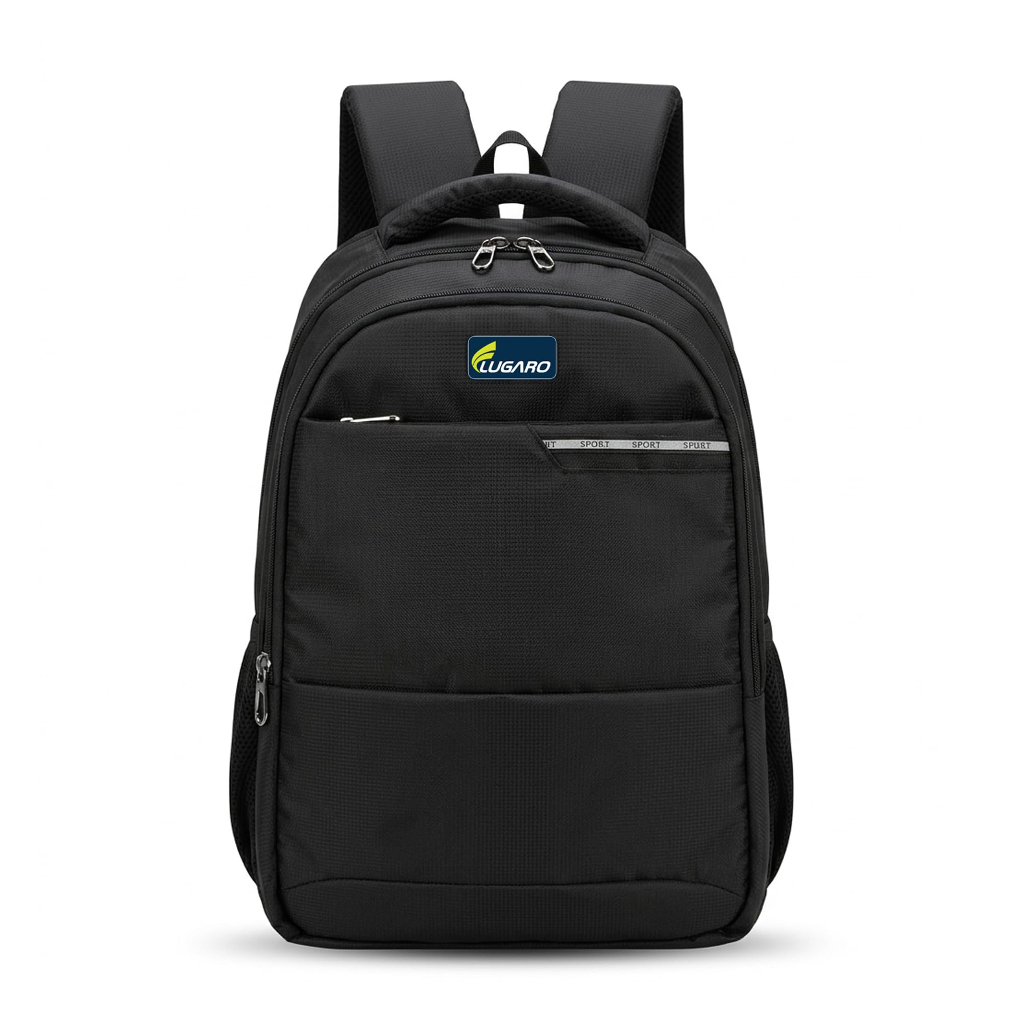 Laptop Backpack, Black, Polyester, 40L, Water Resistant, for Work, College, Travel, 19 Inch-image-39