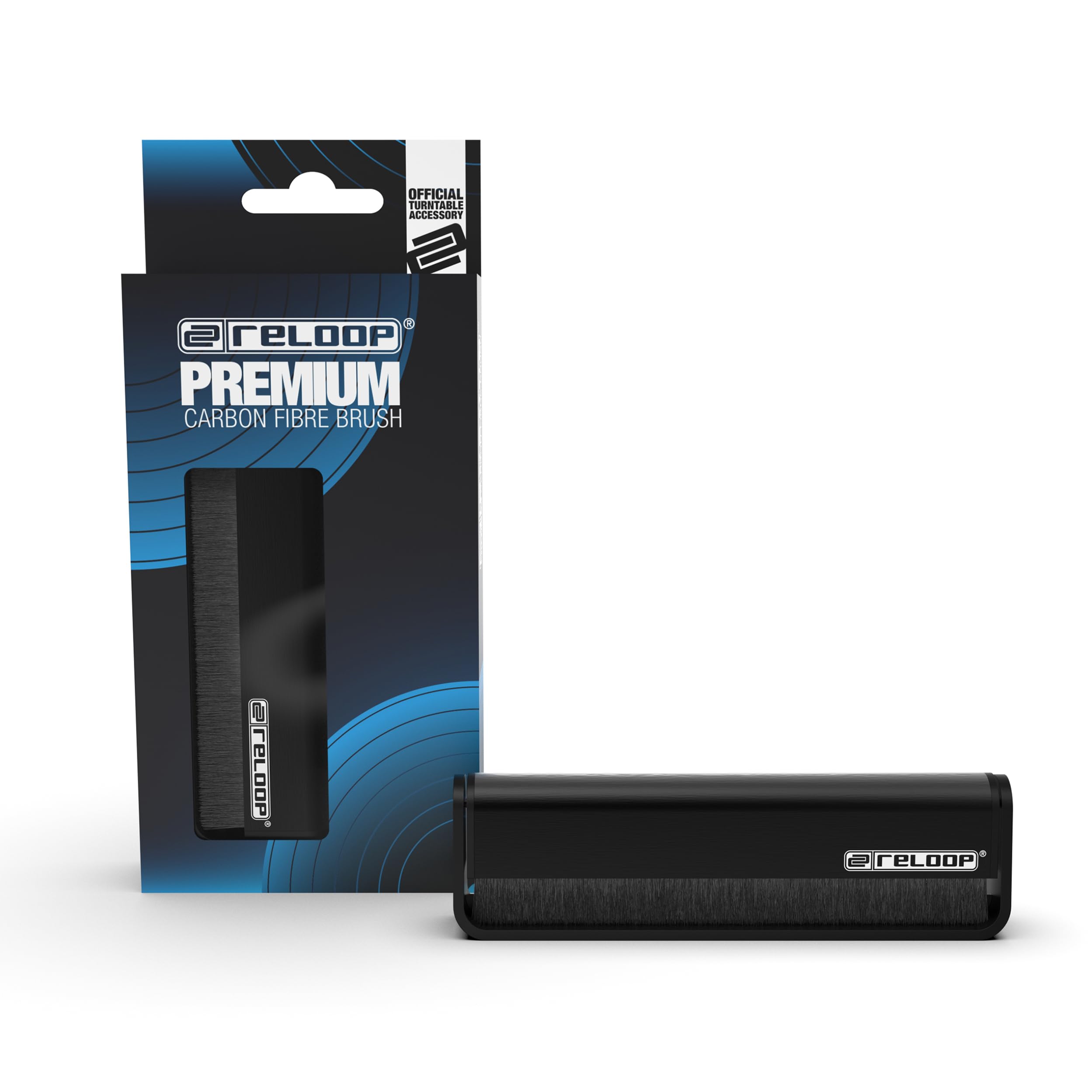 Reloop Premium Carbon Fibre Brush – niezbędna szczotka do płyt winylowych dla miłośników winylu