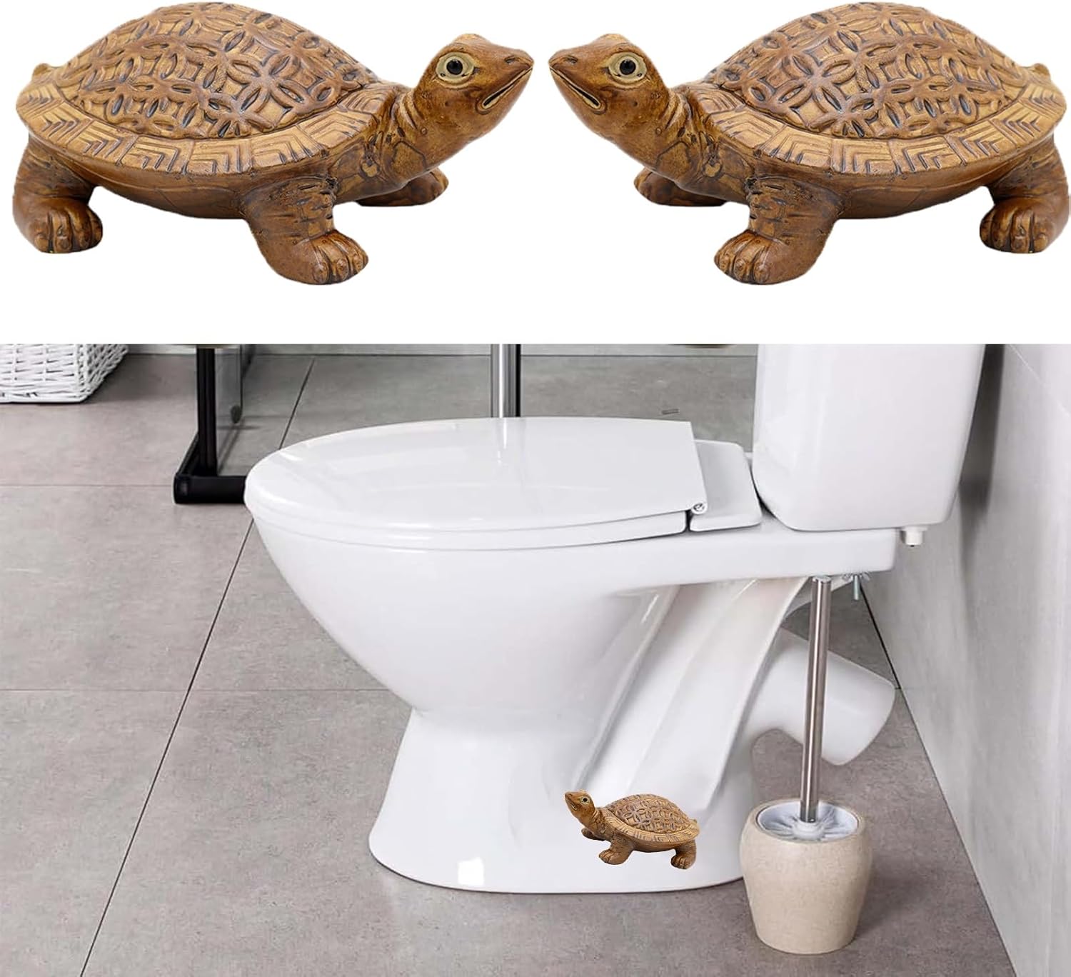 Toilet Bolt Covers Decorative, Frog & Fish & Turtles Toilet