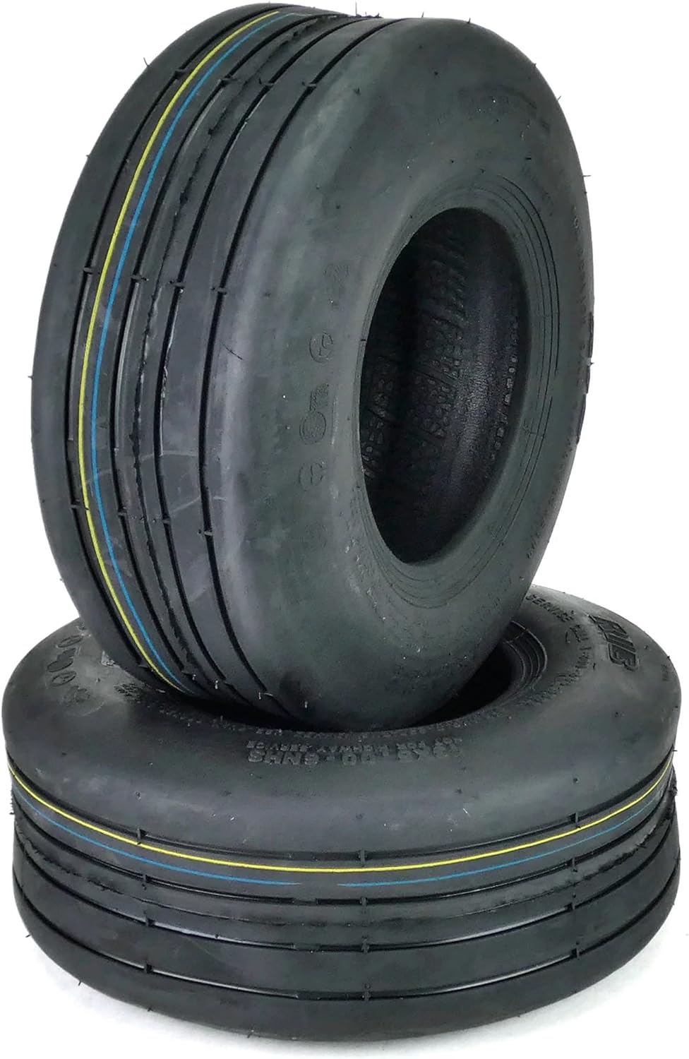 (2) OTR 13x5.00-6 Rib Tires 4 Ply Lawn Mower Garden Tractor 13x5x6
