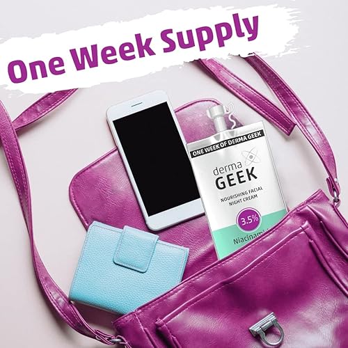 Miniatura 6 de dermaGEEK - Juego de regalo combinado exfoliante e hidratante  Suero facial desintoxicante 13 onzas líquidas  crema facial nutritiva de noche para
