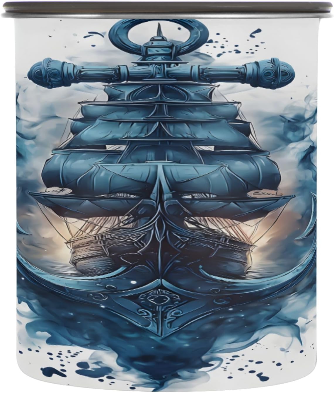 Almacenador de Alimentos ALAZA Anchor Ship Blue 30 oz Acero Inoxidable