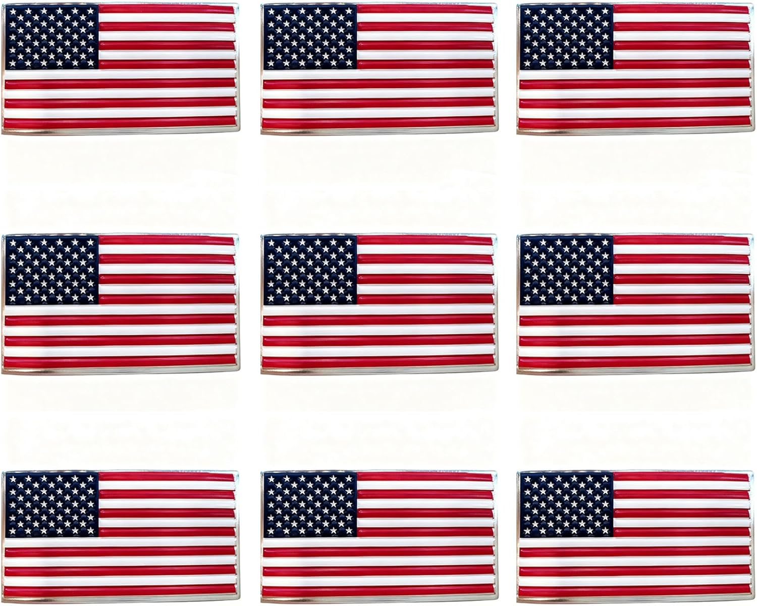 Iron On US フラッグ ワッペン エンボスロゴ 3D TPU ステッカー メタリックスタイル パッチ ユニフォーム 帽子 バ